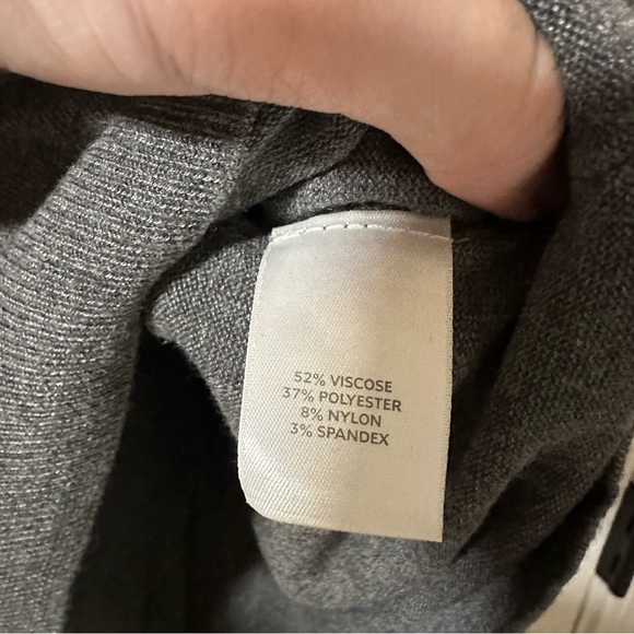 Caslon Fine Knit Cowl Neck Gray Sweater - Picture 5 of 5